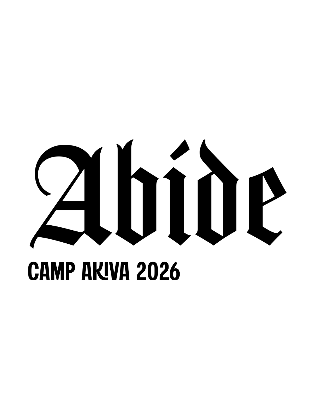 SHSM Camp 2026 - Abide logo