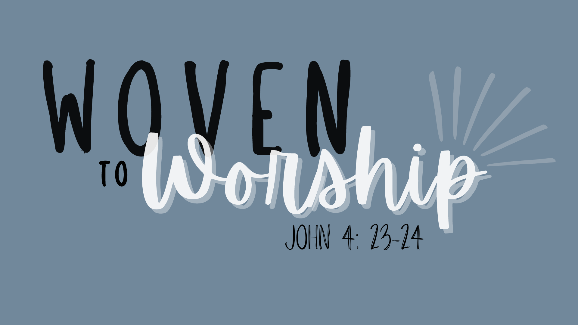 Woven to Worship 2024 logo