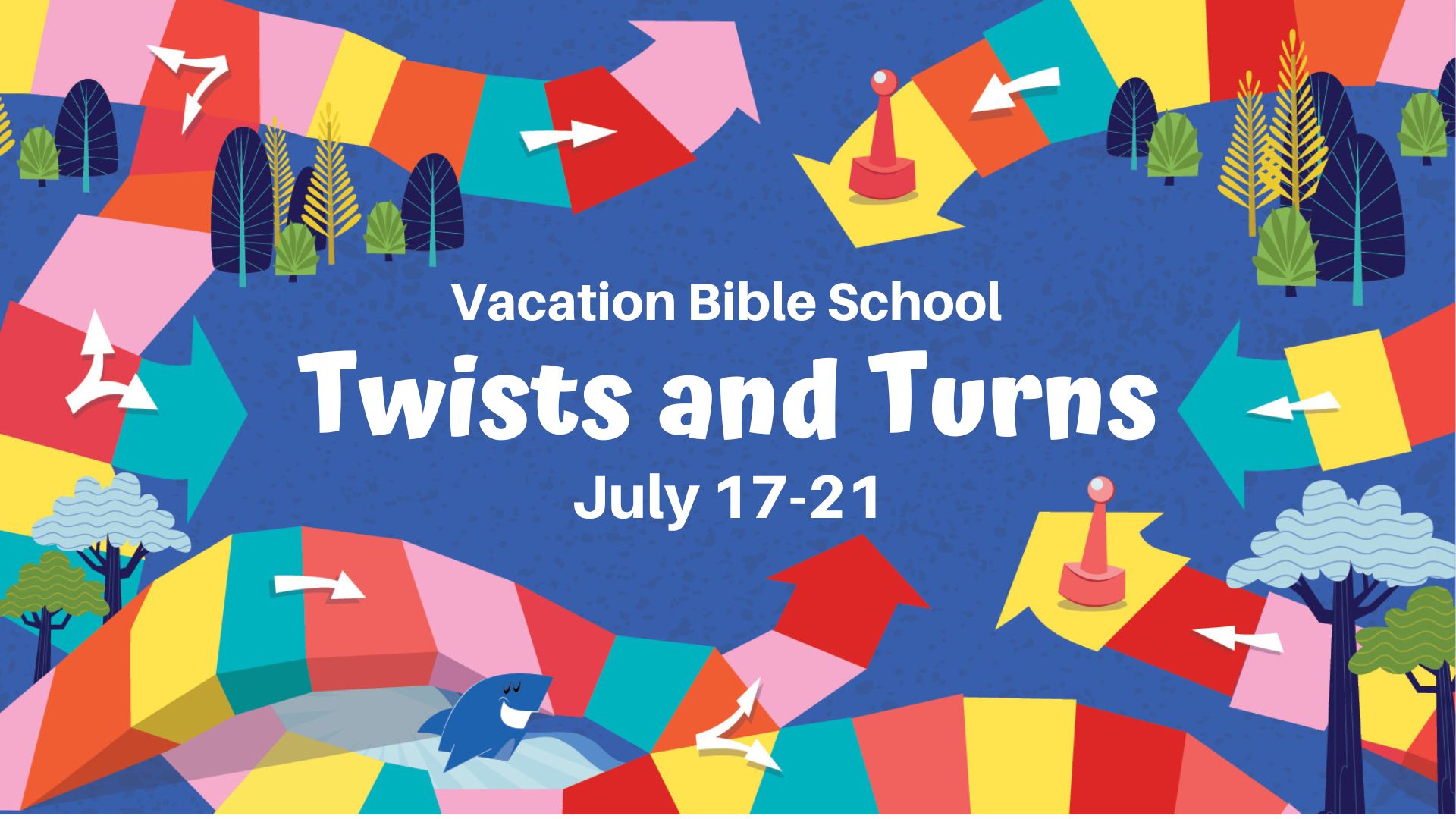 First Baptist Church Alexandria Vacation Bible School 2023 logo