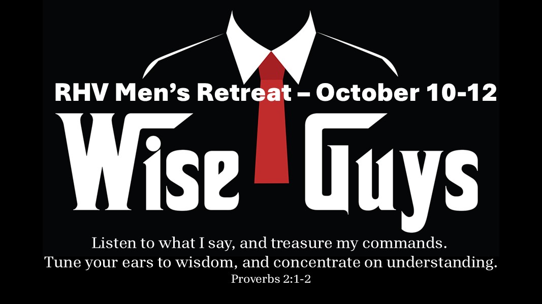 RHV Men's Retreat 2025 logo