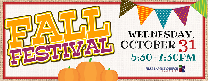 Fall Festival Volunteer 2018 logo
