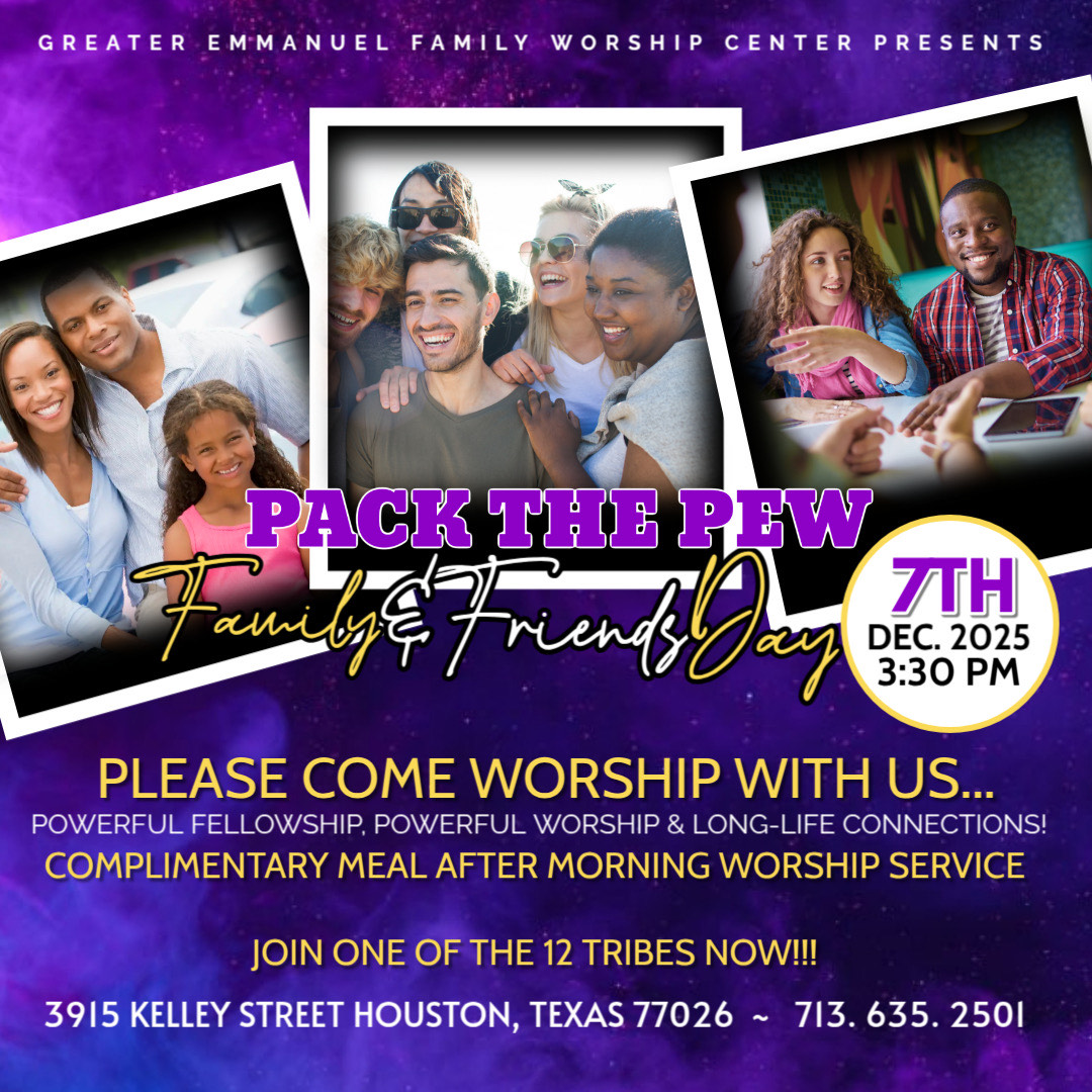 Pack The Pew Family & Friends logo